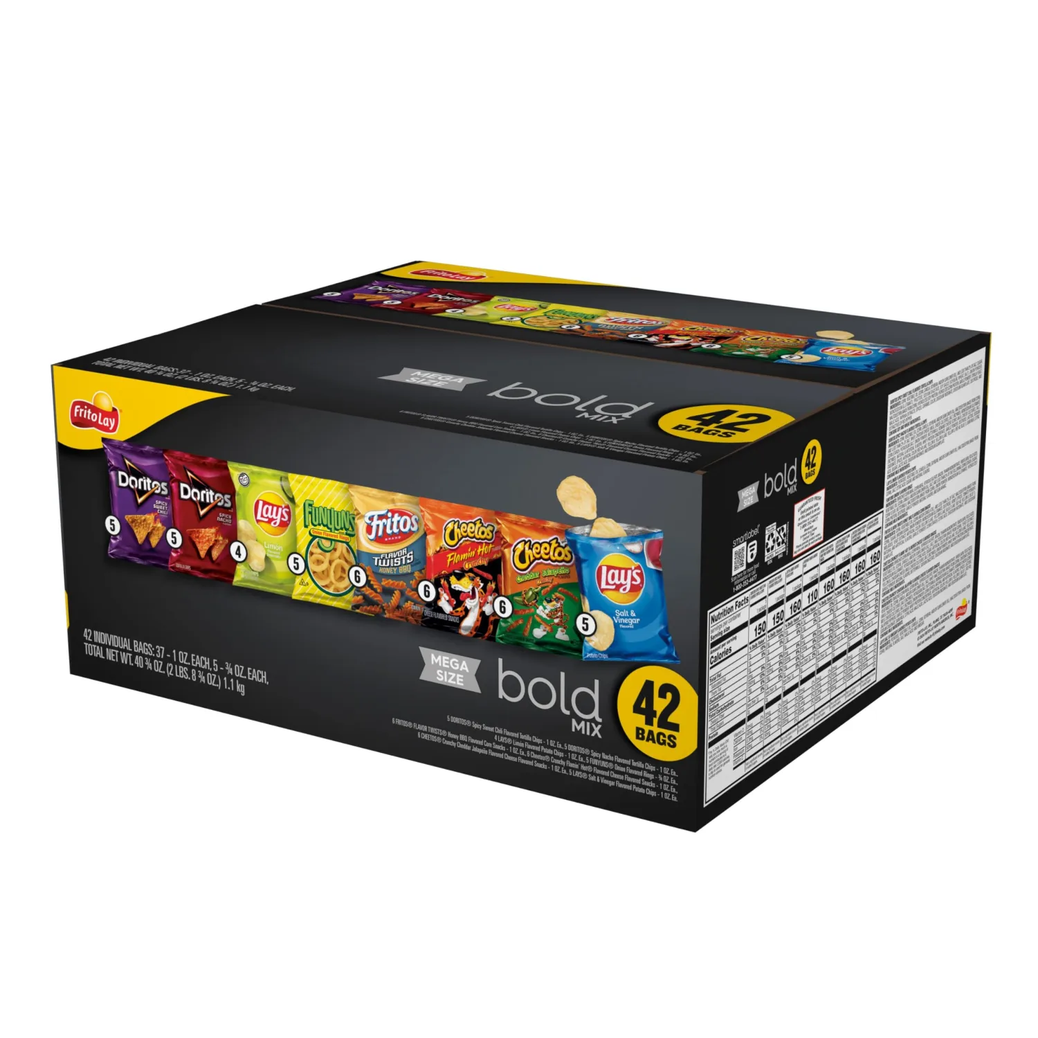 Frito-Lay Bold Mega Mix Cube 42ct