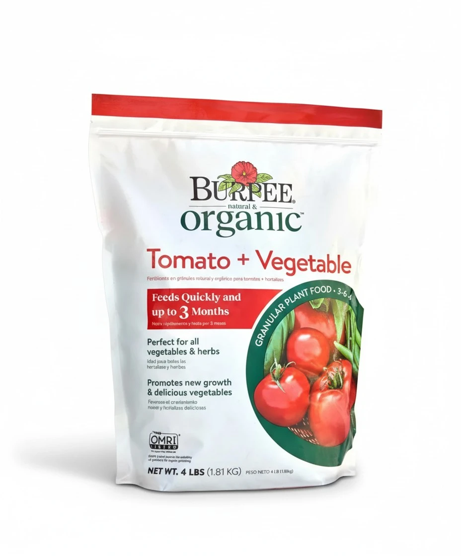 Burpee Organic Tomato & Vegetable Granular Plant Food, 4 lb