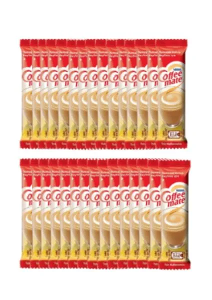 Coffee creamer NestleCoffee-mate Original powdered - 5g x 30 Single serve Sachets and 1 AGADE stainless steel spoon