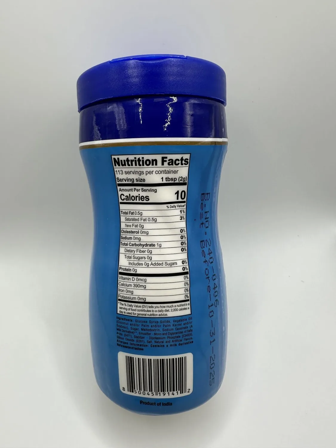 Smart Coffee Non Dairy Coffee Creamer French Vanilla Flavor 8 oz