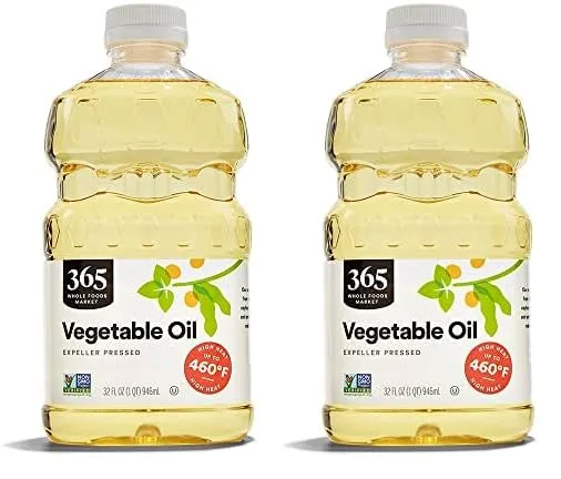 365 by Whole Foods Market, Vegetable Oil, 32 Fl Oz (Pack of 2)