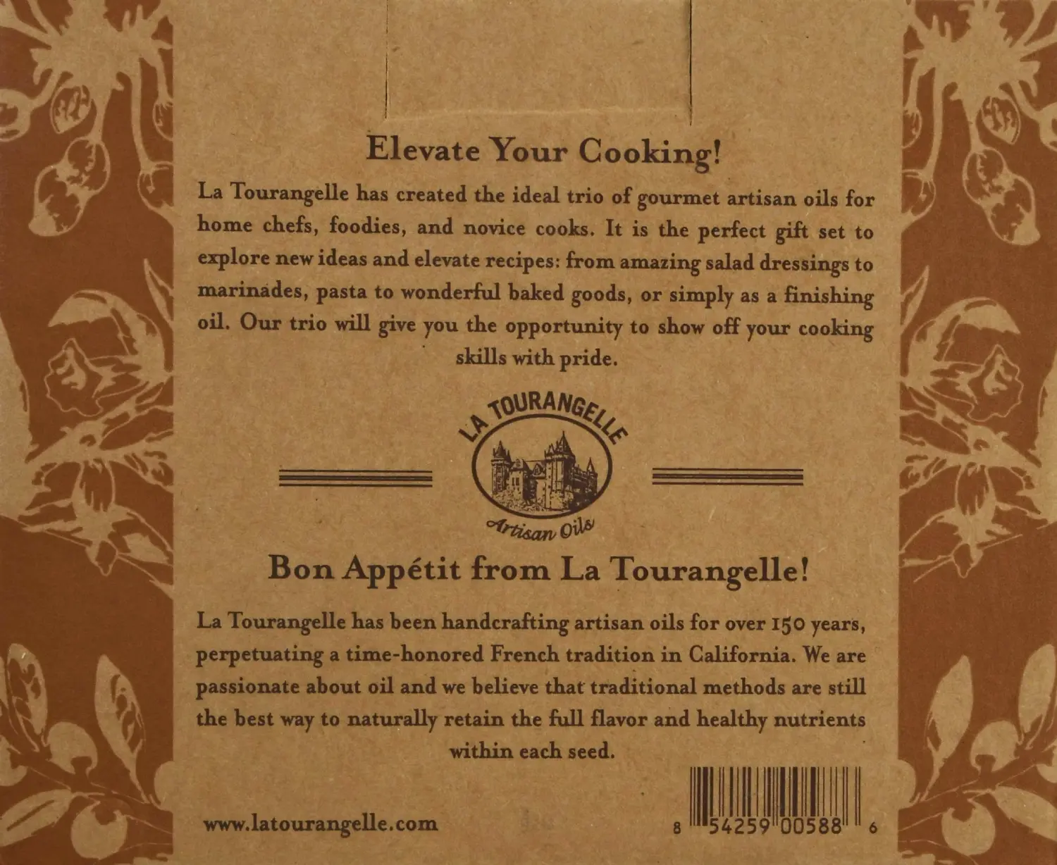 La Tourangelle, Favorites Trio of Oils - Roasted Walnut Oil, Avocado Oil, Toasted Sesame Oil, Gift Set, 8.45 fl oz (Set of 3)