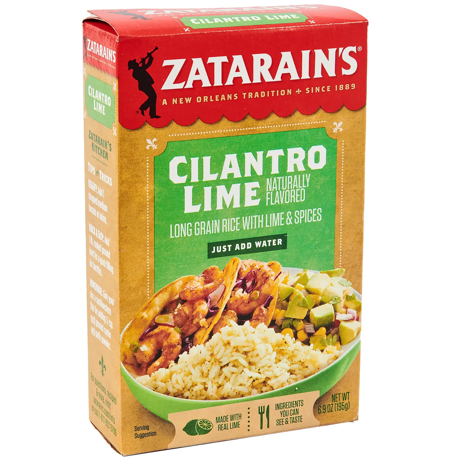 Zatarain's Cilantro Lime Rice, 6.9 oz