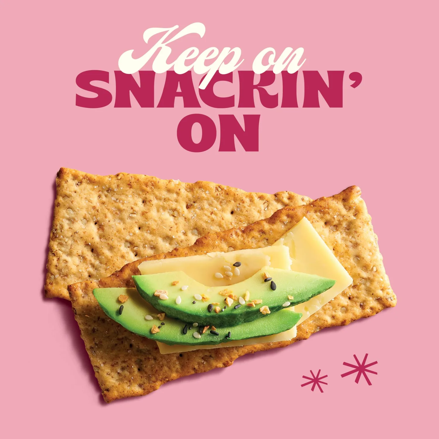 Back to Nature - Pink Himalayan Sea Salt Multigrain Flatbread Crackers - Made With Real Ingredients like Wheat Flour and Whole Grains - Enjoy a Seriously Tasty Non-GMO Snack - 5 ounce