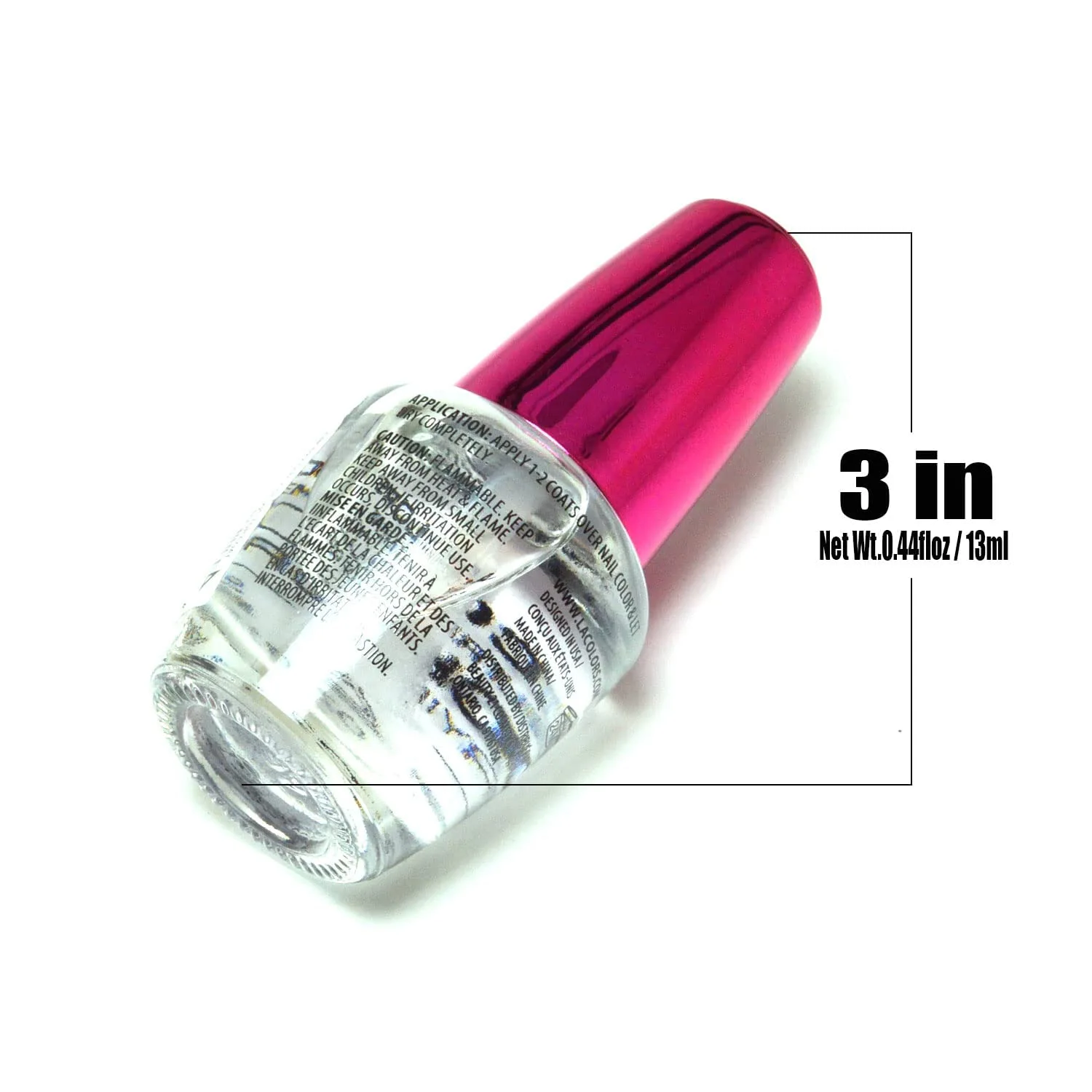 L.A. COLORS Salon Fabulous Nail Treatments, Quick Gloss Fast Drying Top Coat CNL522