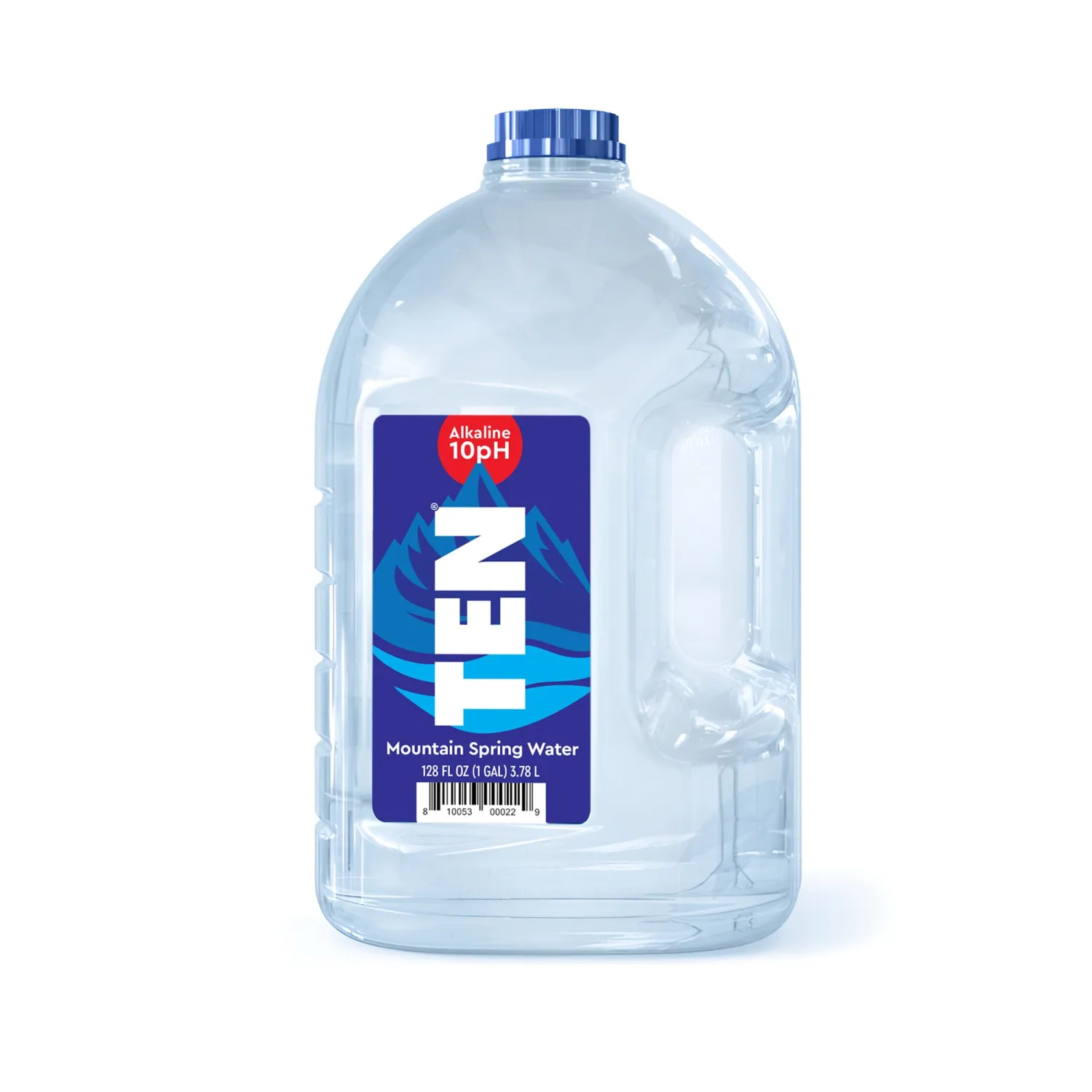 TEN Alkaline Spring Water, pH 10, High in Electrolytes - 128 Fl Oz