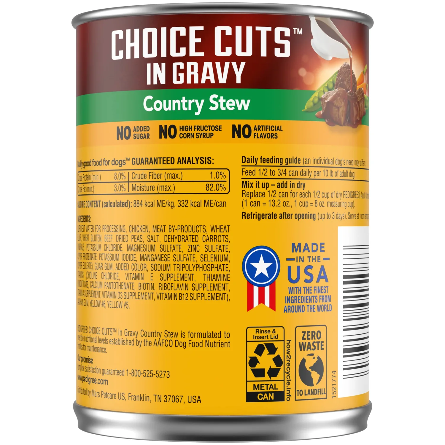 Pedigree Choice Cuts Dog Food - Country Stew - 13.2 Oz - 12 Pk