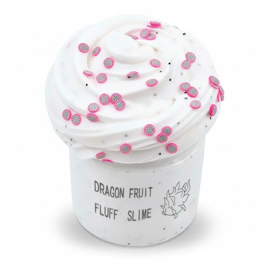 Dragon Fruit Slime Stretchy Scented Slime, Super Soft and Non-Sticky, DIY Toy for Girls and Boys (200ml)