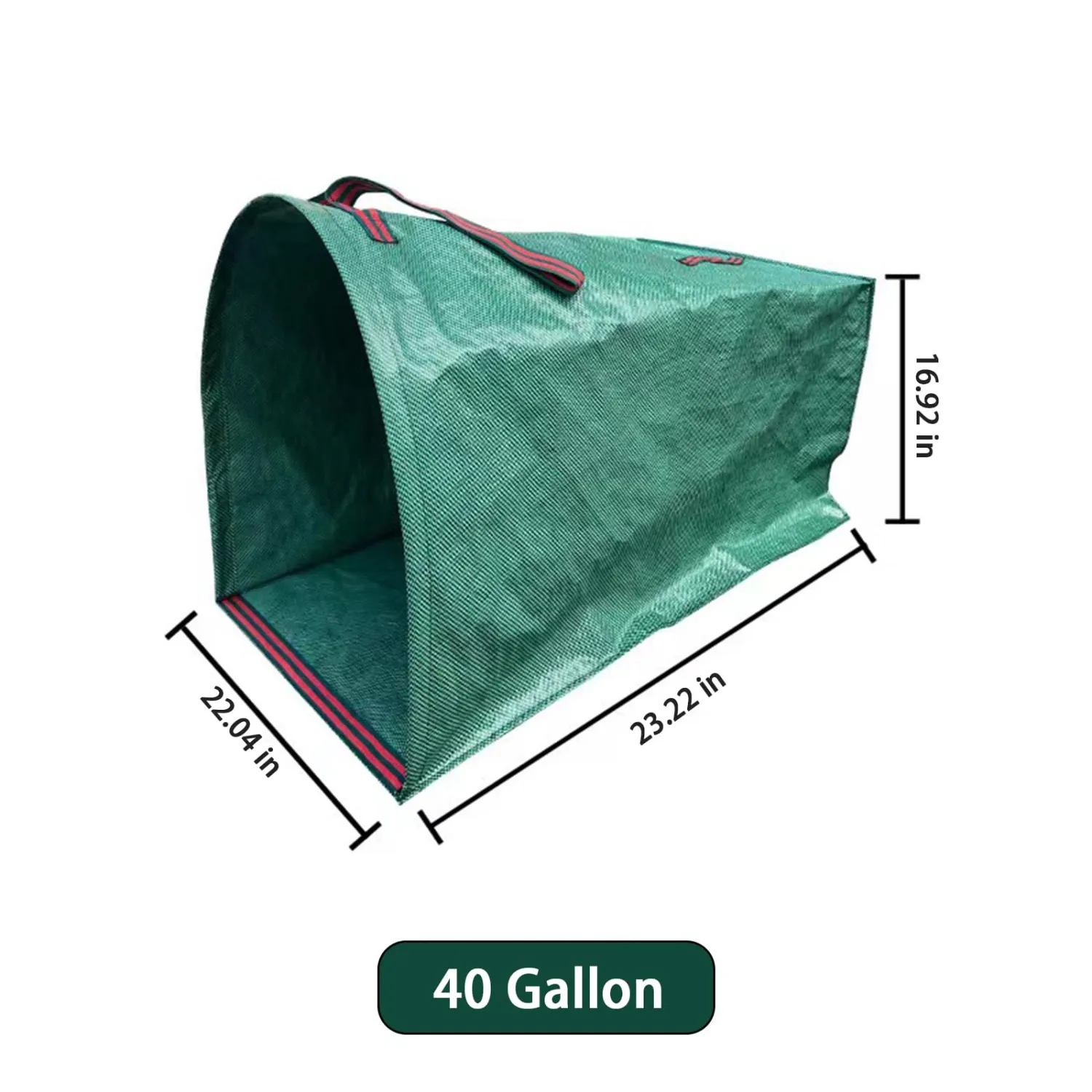 Leaf Dustpan, Leaf Bags Reusable,Large Dustpan for Leaves, Garden Bag for Collecting Leaves, Leaves Collector,Leaf Collector Bag, Garden Waste Bags (40Gallon)