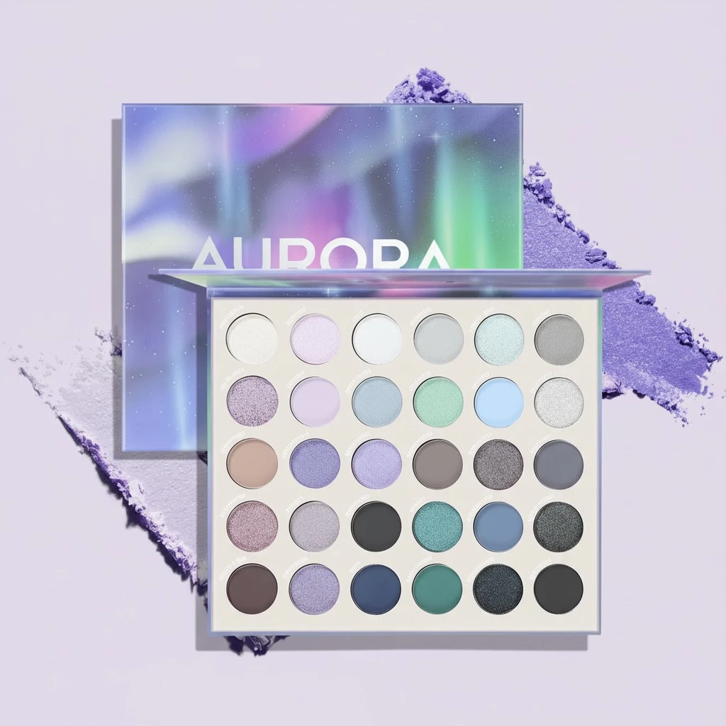 Eyeshadow Palette 30 Pigmented Matte Shimmer Eye Shadow Makeup Palette Glitter Long Lasting Waterproof