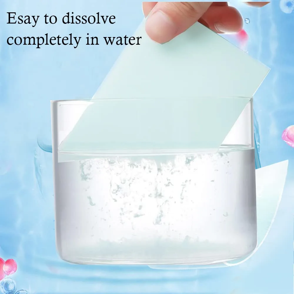 Floor Cleaner Sheets for Mopping Ultra-Concentrated Floor Sheets - Dissolves Instantly in Water Multi-Surface Cleaner for Non Stubborn Stains, Portable box 32 Sheets