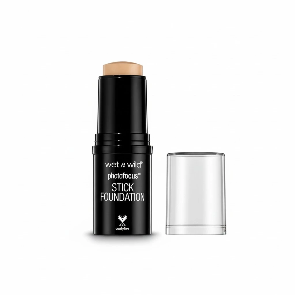 wet n wild Photo Focus Matte Foundation Stick Makeup, Soft Beige | Vegan & Cruelty-Free