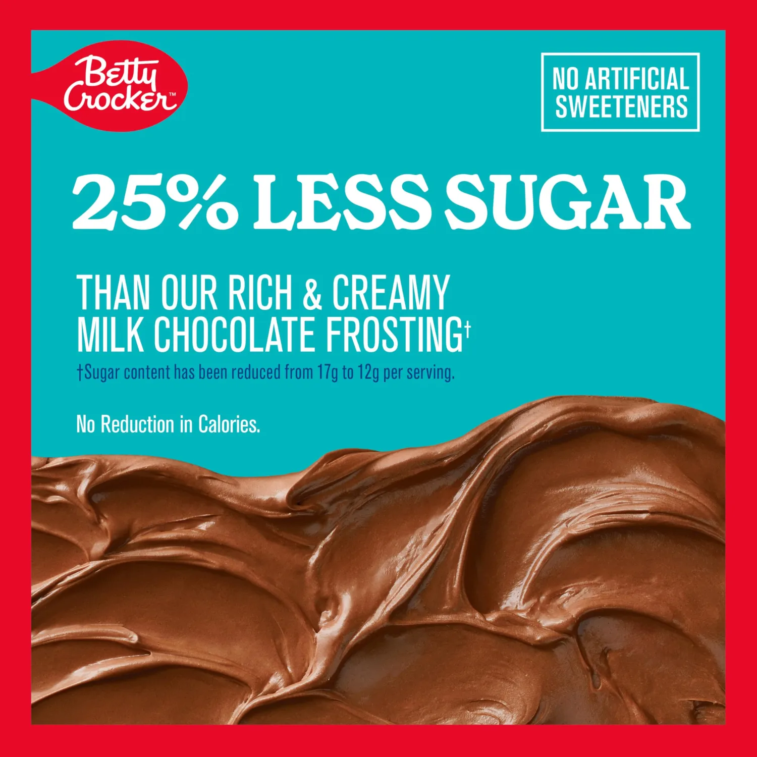 Betty Crocker Lower Sugar Frosting, Milk Chocolate Flavored, 15.75 oz