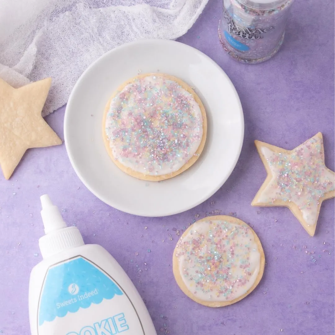 Sweets Indeed, Cookie Icing, Valntines Day Cookie Decorating, Quick and Easy to Use, Perfect for baking and cookie decoarting, 9 ounces (White)