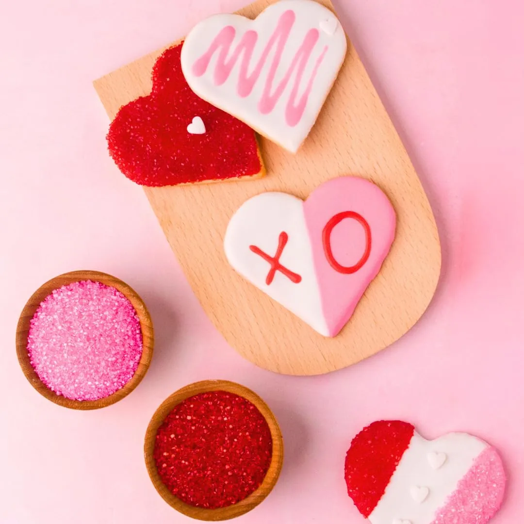 Sweets Indeed, Cookie Icing, Valntines Day Cookie Decorating, Quick and Easy to Use, Perfect for baking and cookie decoarting, 9 ounces (Red)