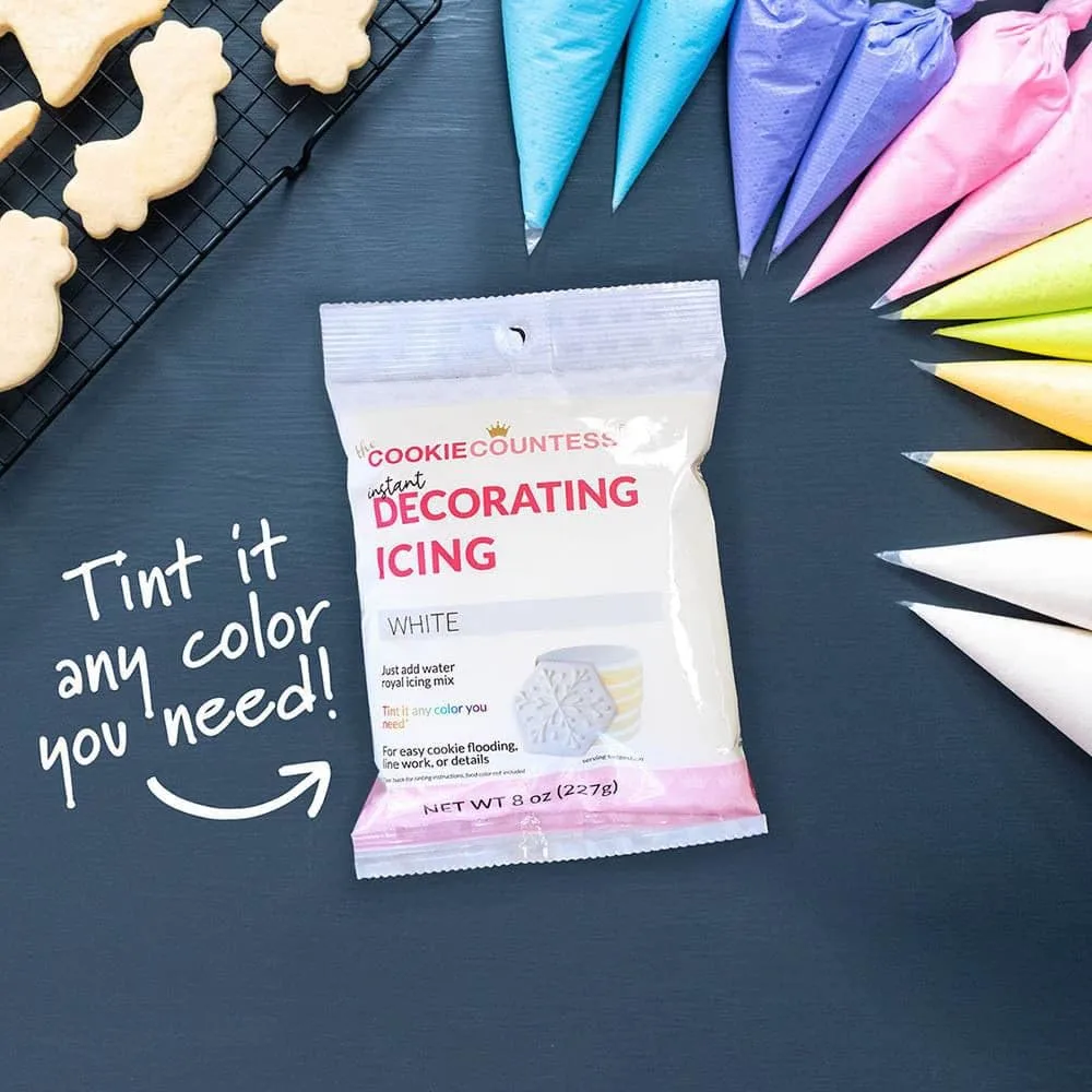 Instant Royal Icing Mix - White Base