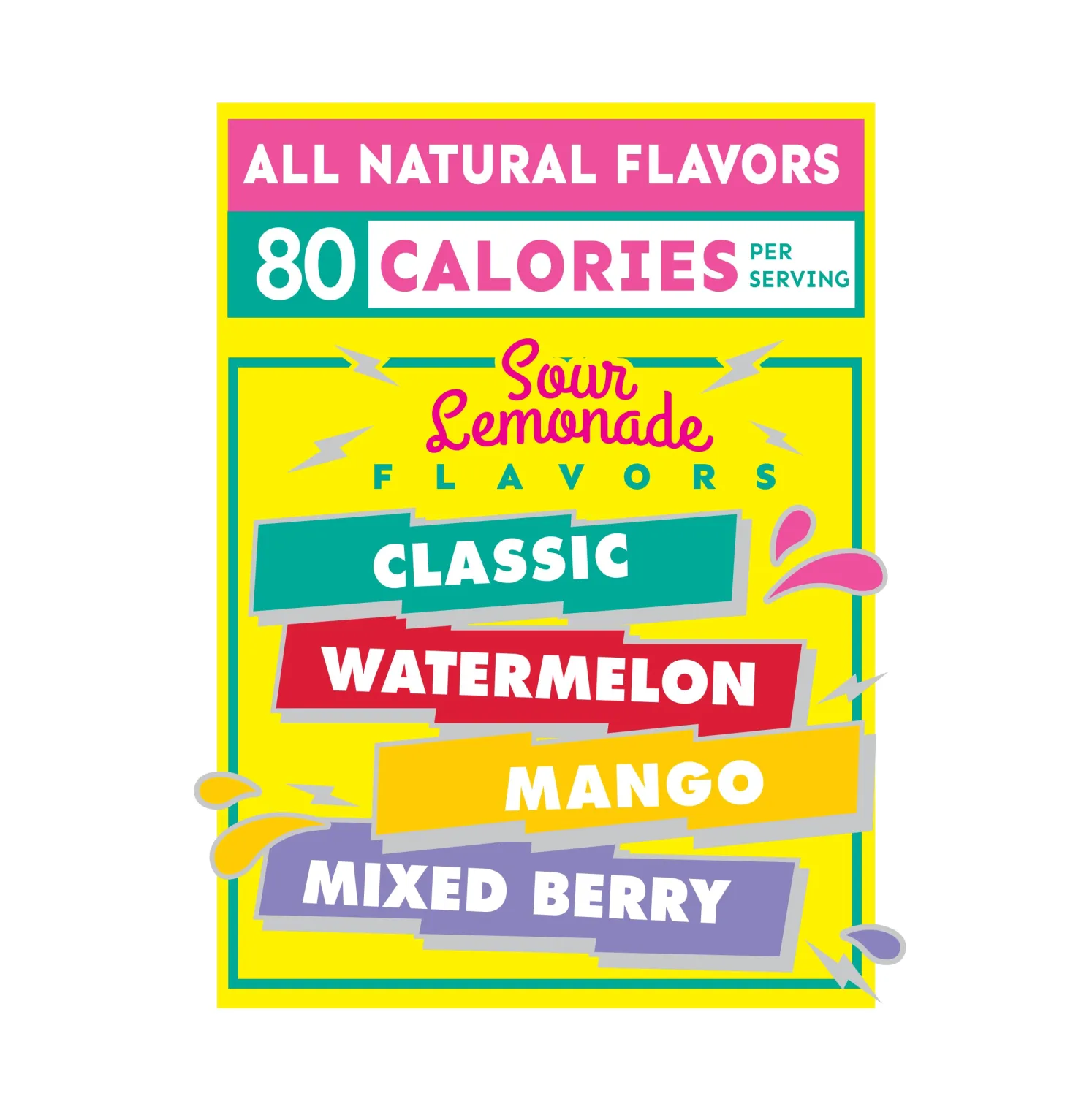 AriZona Sour Lemonade Fruit Snacks, Sour Lemonade - 0.9 oz, 40 count Box