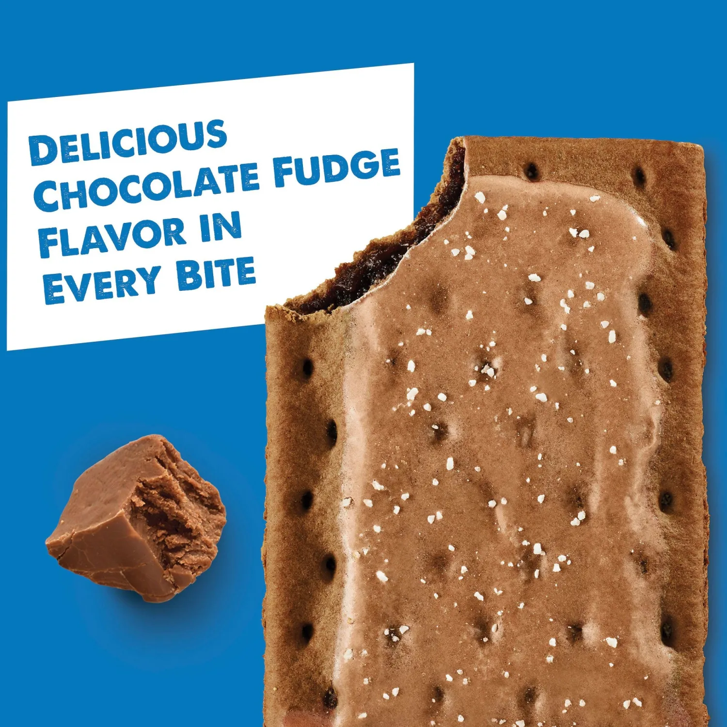 Pop-Tarts Toaster Pastries, Breakfast Foods, Kids Snacks, Frosted Chocolate Fudge, 13.5oz Box (8 Pop-Tarts)