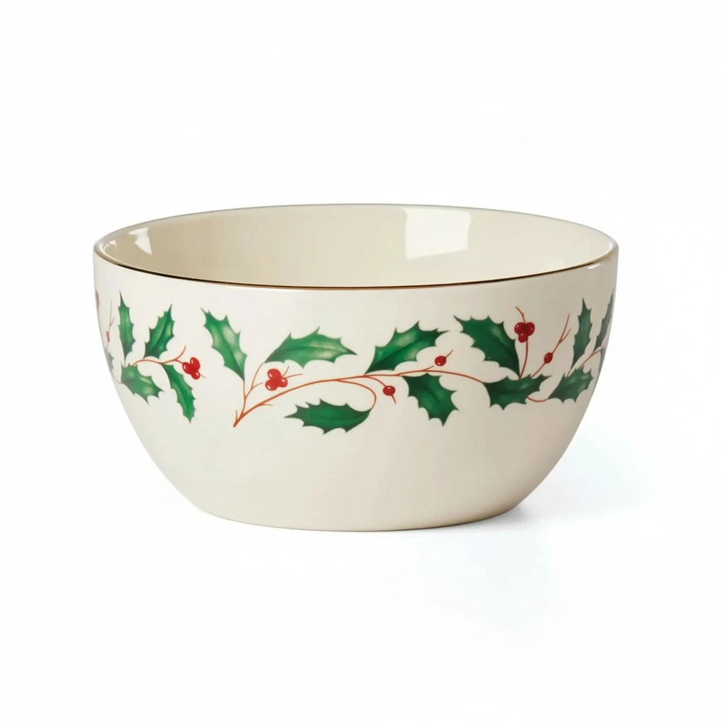 Lenox 893493 Holiday Small Bowl, 14 oz, Christmas Hosting