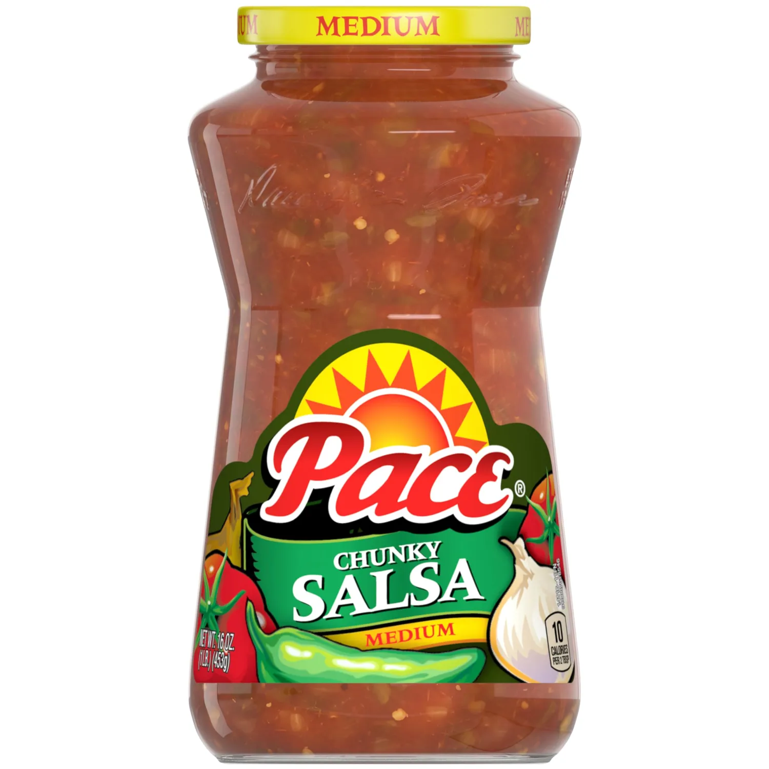 Pace Chunky Salsa Medium, 16 oz. Jar