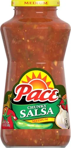 Pace Chunky Medium Salsa, 24 oz Jar (Pack of 2)