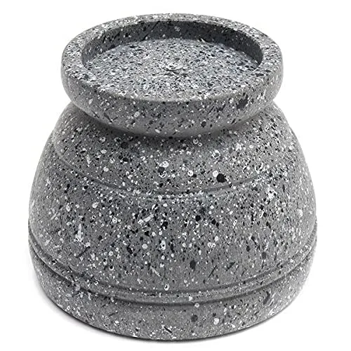Mortar and Pestle Set, Guacamole Bowl Molcajete Grinder Garlic Spices Herbs Resin Mortar Pestle Set, Great for Guacamole Spice, Cooking Tools Supplies, Small 4.3 Inch Holds 1.5 Cups