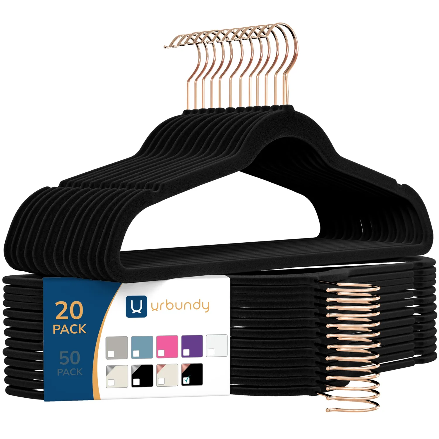 Velvet Hangers 20 Pack - Clothes Hangers Non Slip Felt Hangers - Durable Coat Hanger, Slim Design for Space Saving Hangers - Pants, Suits Or Sweater Hangers - Ganchos para Colgar Ropa Hangars