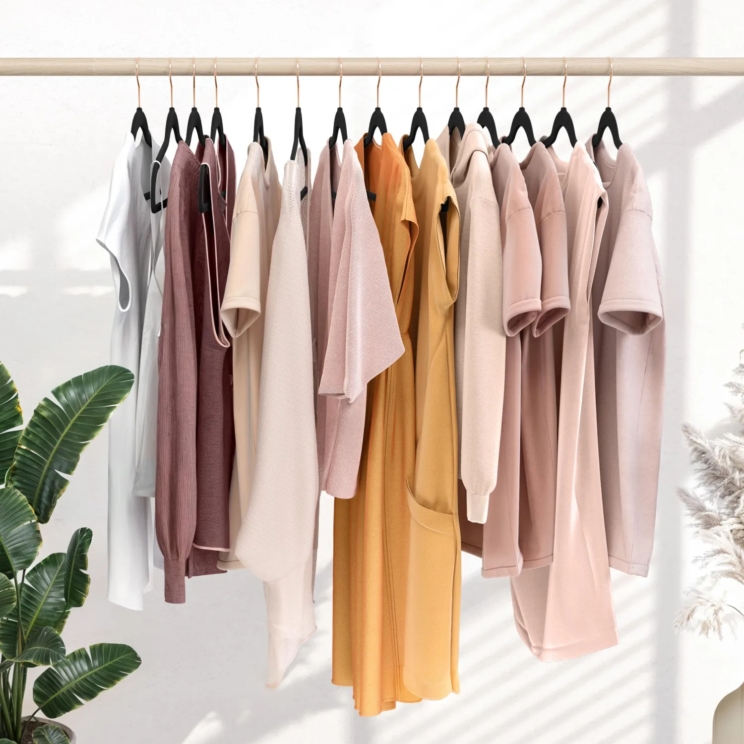 Velvet Hangers 20 Pack - Clothes Hangers Non Slip Felt Hangers - Durable Coat Hanger, Slim Design for Space Saving Hangers - Pants, Suits Or Sweater Hangers - Ganchos para Colgar Ropa Hangars
