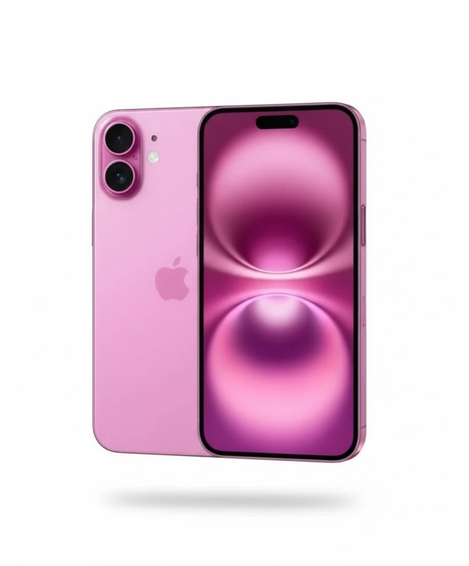Apple iPhone 16, US Version, 256GB, Pink - Unlocked (Renewed Premium)