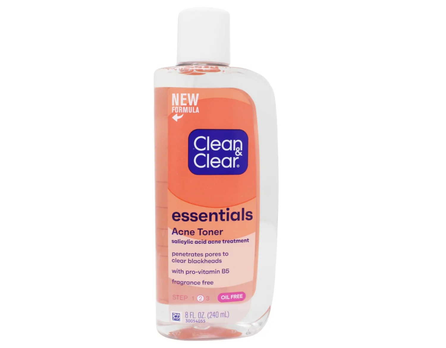 Clean & Clear Essentials Oil-Free Deep Cleaning Facial Astringent with Salicylic Acid Acne Medication for All Skin Types, 8 fl. oz