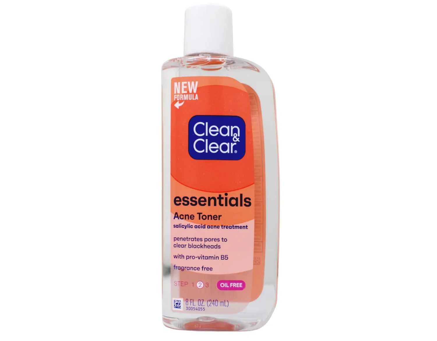 Clean & Clear Essentials Oil-Free Deep Cleaning Facial Astringent with Salicylic Acid Acne Medication for All Skin Types, 8 fl. oz