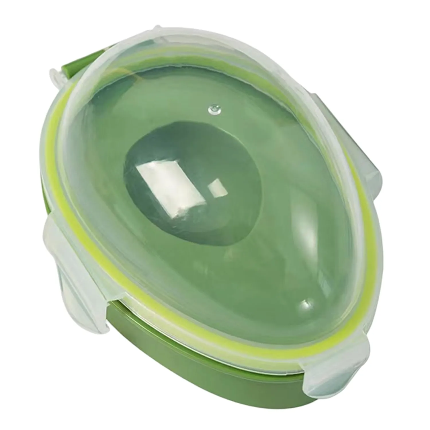 Avocado Saver Holder, Reusable Avocado Keeper, Food Crisper Storage Box Fruit Keeper Avocado Storage Container to Keep Your Avocados Fresh for Days (Green)