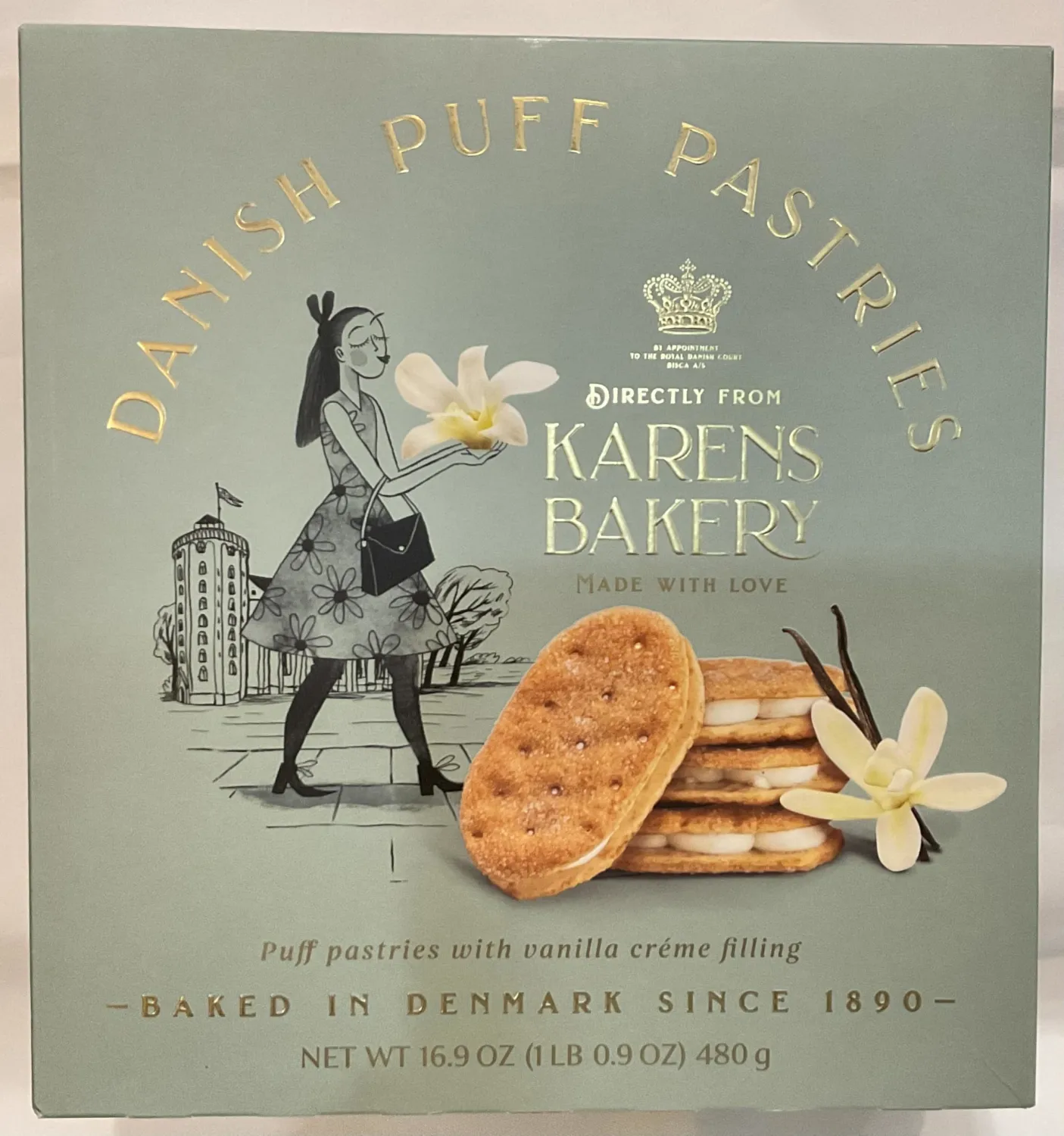 Danish Puff Pastries Karens Bakery (16.9 oz)