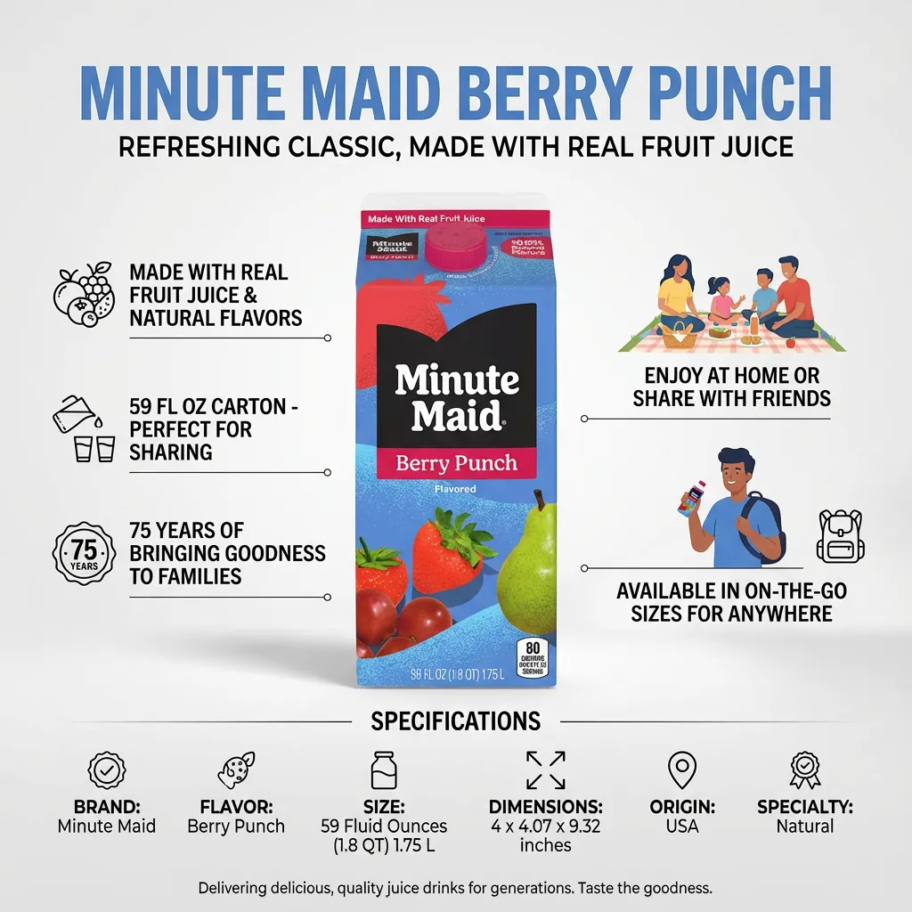 Minute Maid Berry Punch, 59 Fl Oz