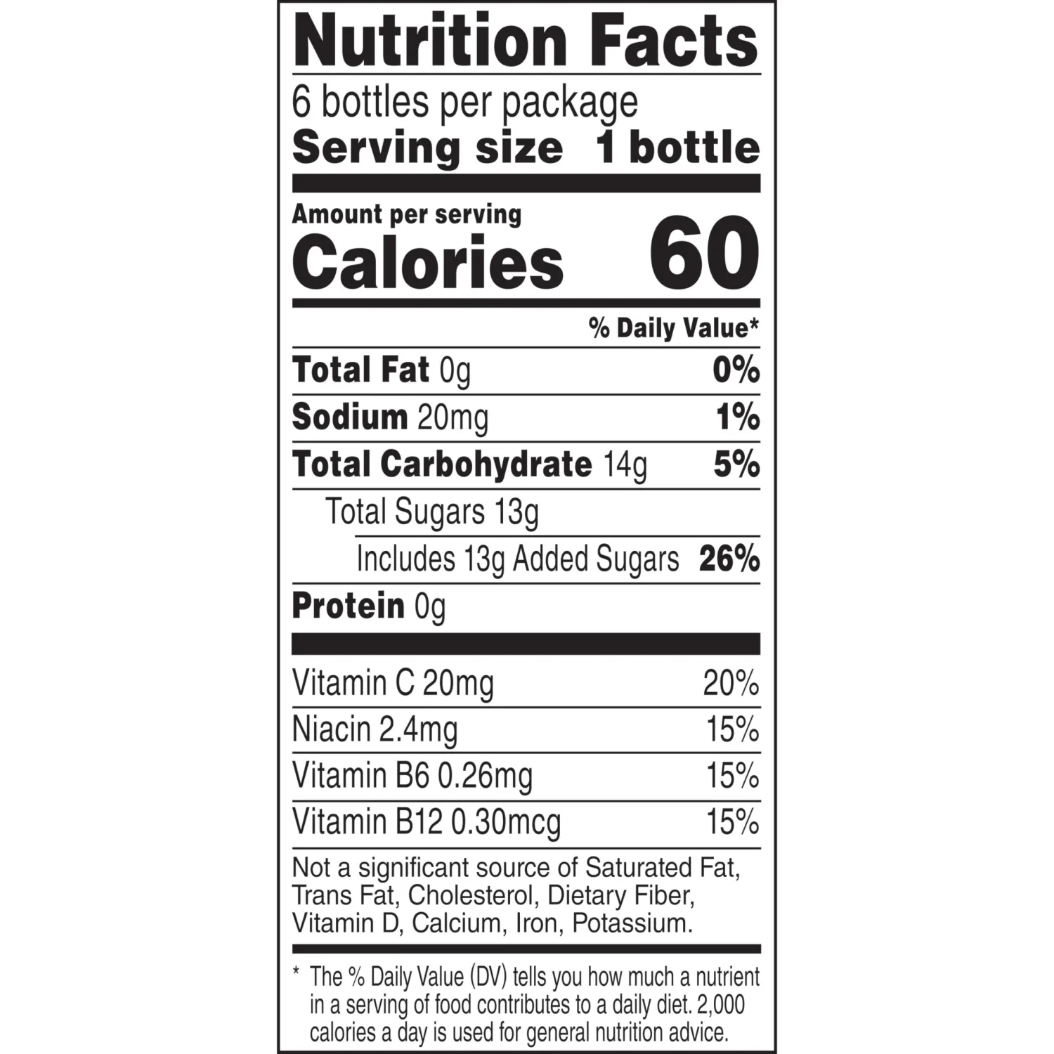 V8 Splash Berry Blend Flavored Beverage, 12 fl oz Bottle (6 Pack)