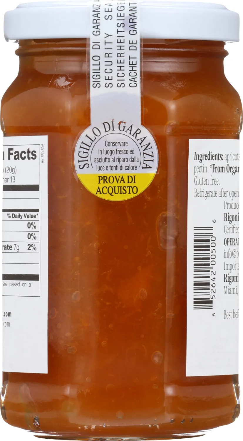 Rigoni di Asiago FRUIT SPRD APRICOT ORG, 8.81 ounce (pack of 1)