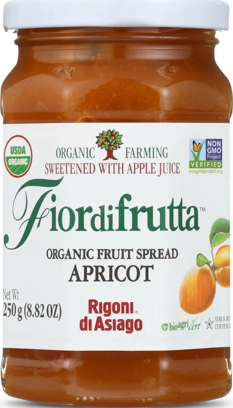 Rigoni di Asiago FRUIT SPRD APRICOT ORG, 8.81 ounce (pack of 1)