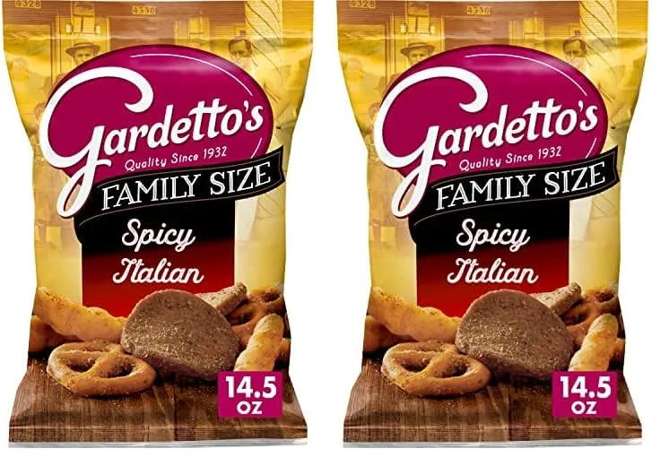 Gardetto's Snack Party Mix, Spicy Italian, Family Size Bag Pub Mix, 14.5 oz (Pack of 2)