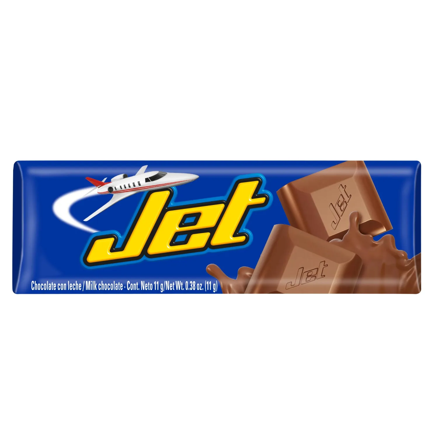 Jet Milk Chocolate Bar, Bag with 10 units, 3.00 oz