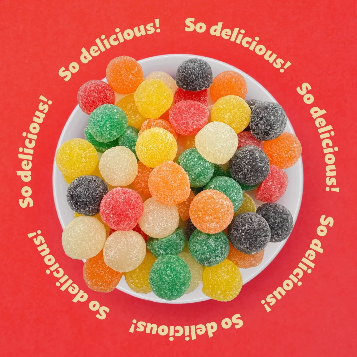 Gum Drops Giant | 2-Pound Pack | Classic Jelly Candy | Assorted Fruit and Licorice Flavors