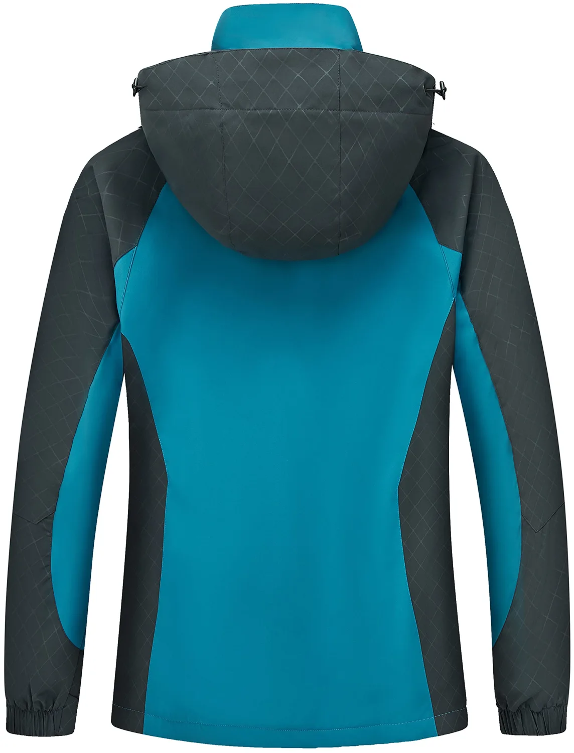 Diamond Candy Women's Waterproof Rain Jacket with Hood Lightweight Outdoors Raincoat