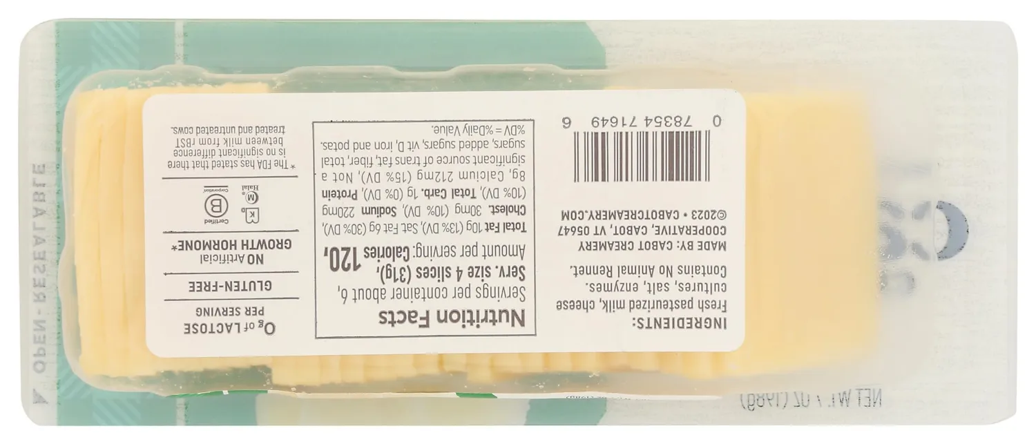 CABOT VERMONT Sharp White Cheddar Cracker Cuts, 7 OZ