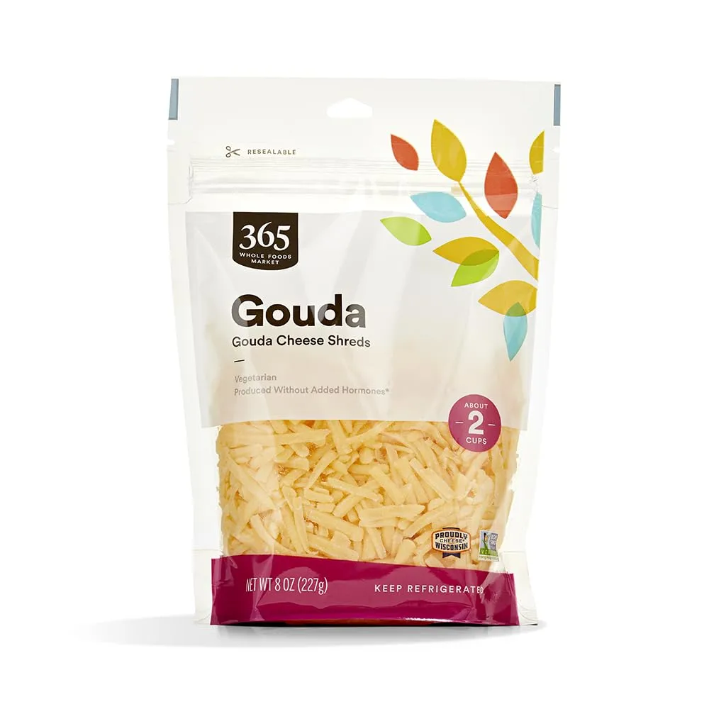 365 by Whole Foods Market, Gouda Shred, 8 Ounce