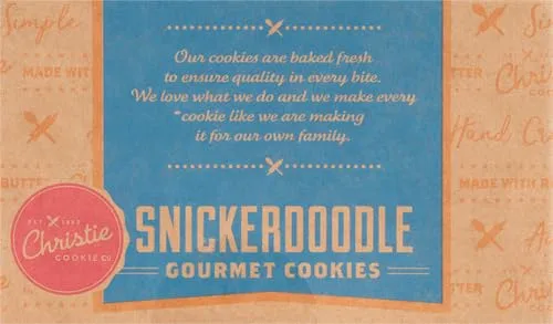 Christie Cookie Co., Cookies, Snickerdoodle (8ct) (sold frozen)