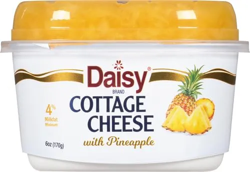 Daisy Brand Pineapple Single 4% Cottage Cheese, 6.0 Oz