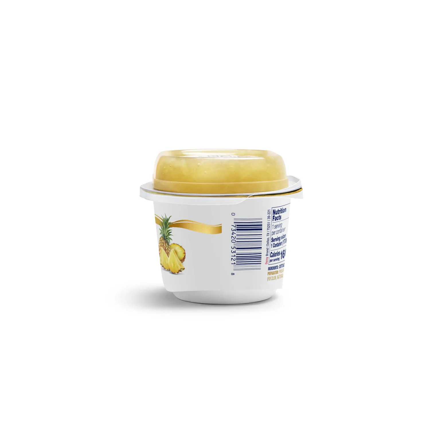 Daisy Brand Pineapple Single 4% Cottage Cheese, 6.0 Oz