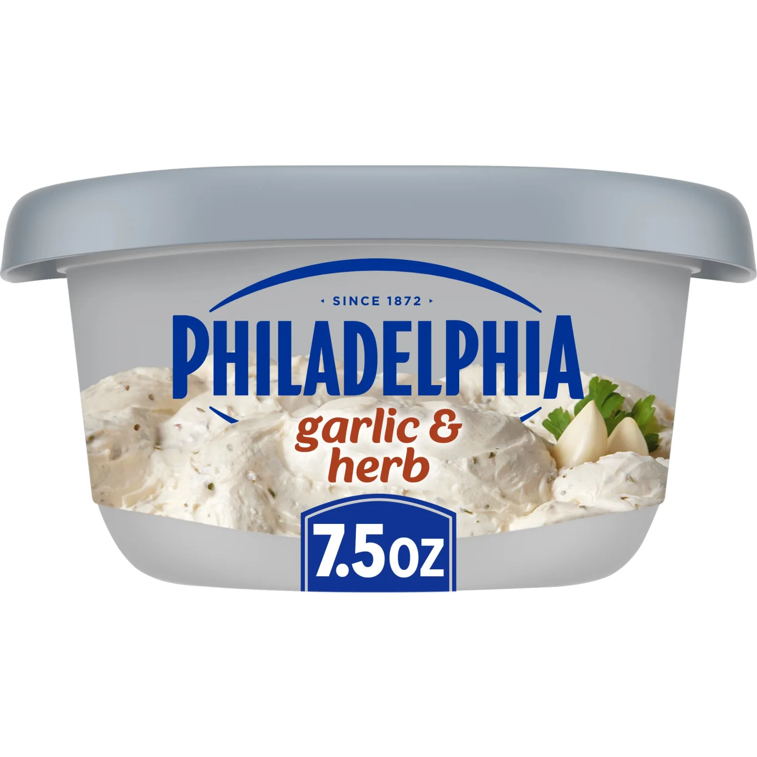 Philadelphia Garlic & Herb Cream Cheese Spread, 7.5 oz Tub