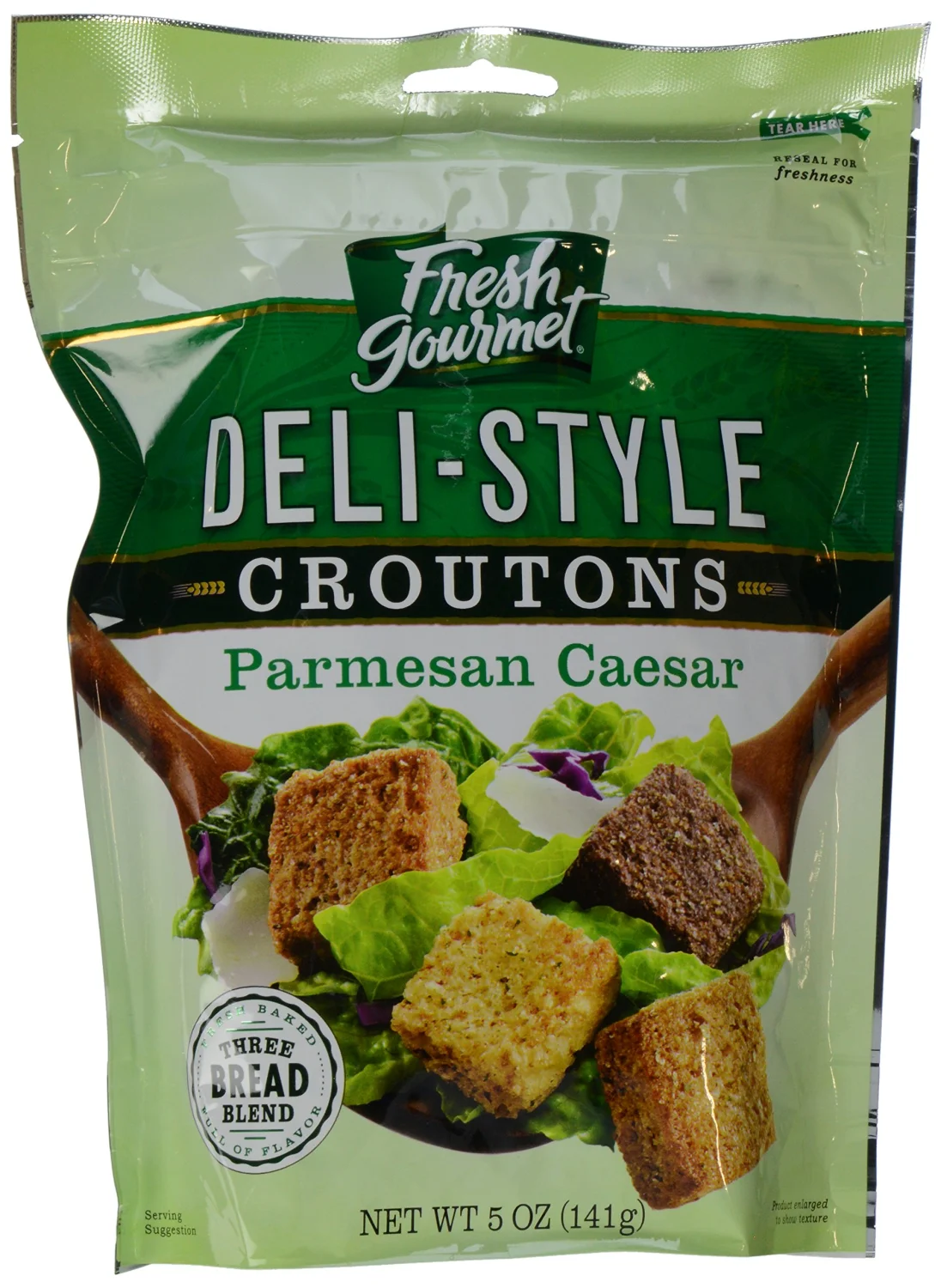 Fresh Gourmet, Multi-Grain Parm Cheese Croutons, 5 oz