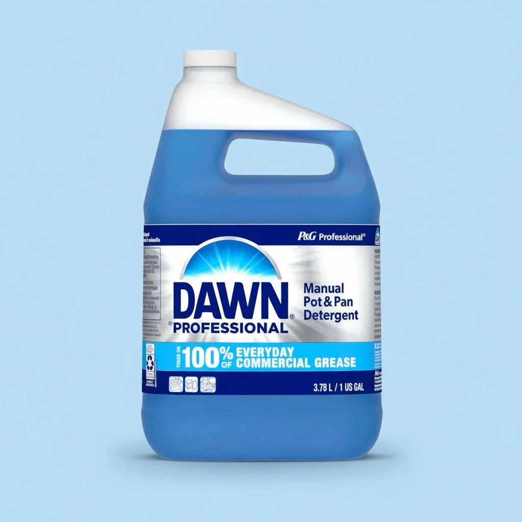 Manual Pot and Pan Detergent, Dish Soap, Liquid Concentrate, 1 Gallon (Pack of 1)