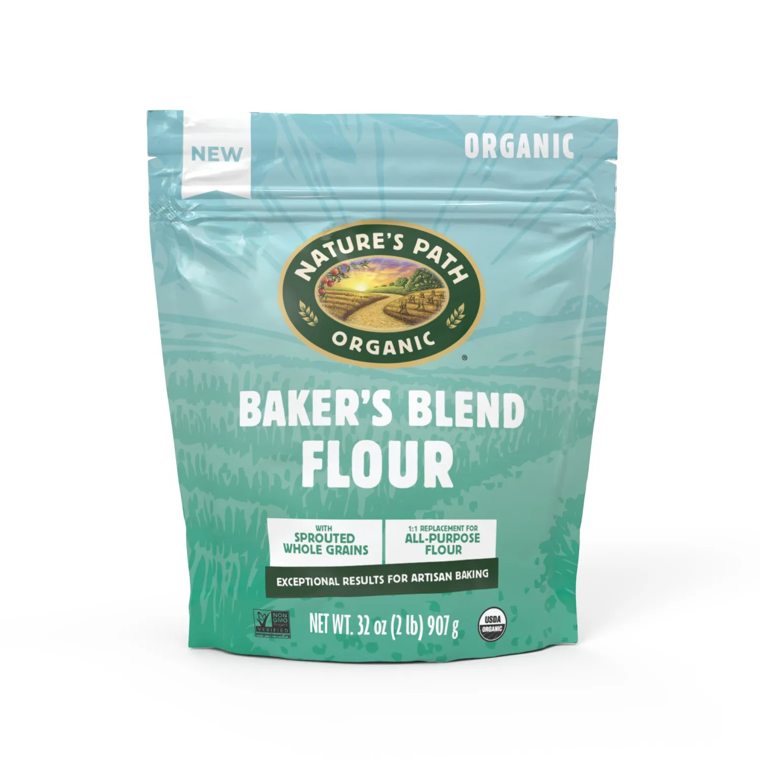 Nature's Path Organic Baker's Blend Flour, 32 oz (Pack of 1), Non-GMO